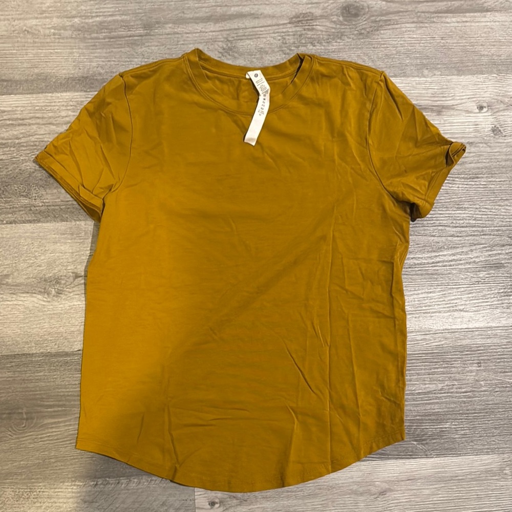 Lululemon Mustard Yellow T-Shirt